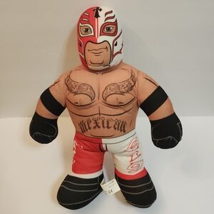 2011 MATTEL WWE Rey Mysterio Plush Talking Doll Brawlin Buddies 16" *TESTED*